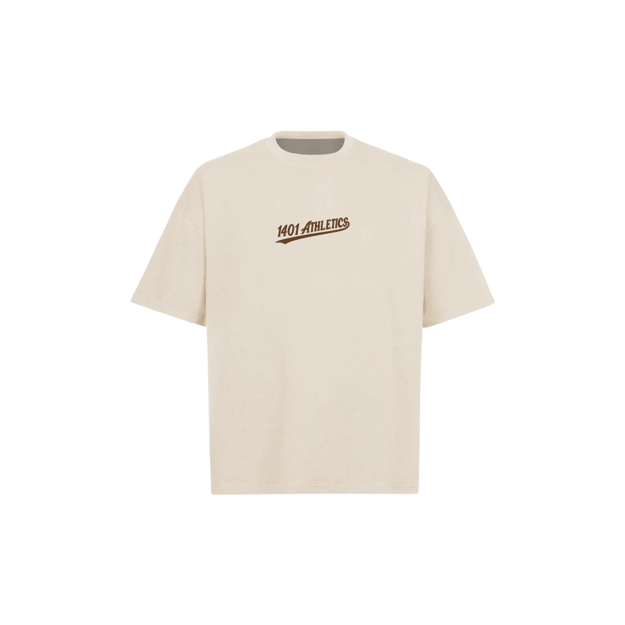 1401 ATHLETICS Natural Logo Summer Tee